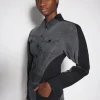 Women MUGLER bi-tone black denim jacket