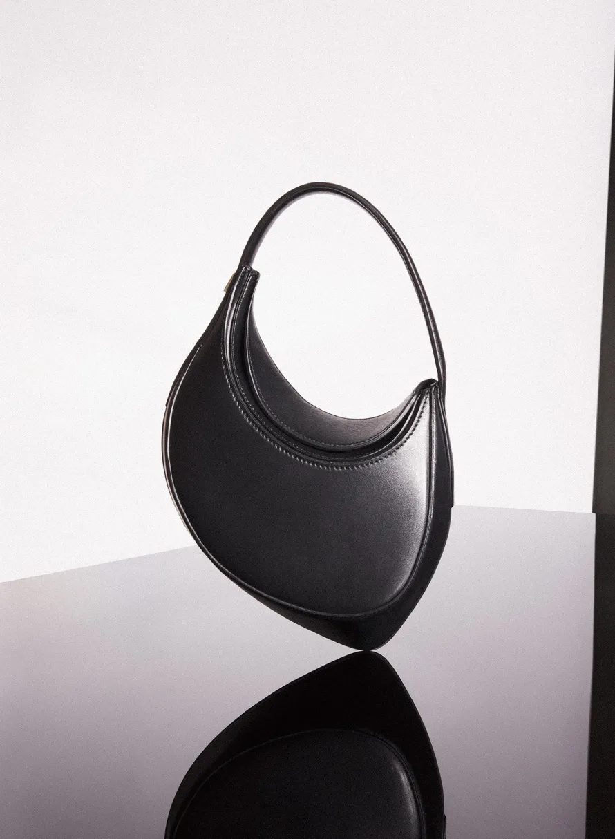 MUGLER black mini smooth spiral curve 02