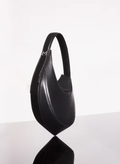 MUGLER black mini smooth spiral curve 02