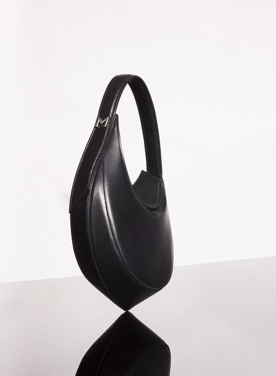 MUGLER black mini smooth spiral curve 02