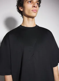 Women MUGLER black star T-shirt