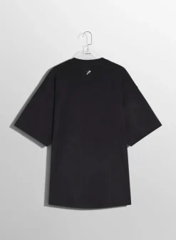 Women MUGLER black oversized pierced T-shirt