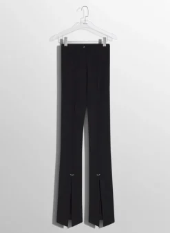 Women MUGLER black pierced pants