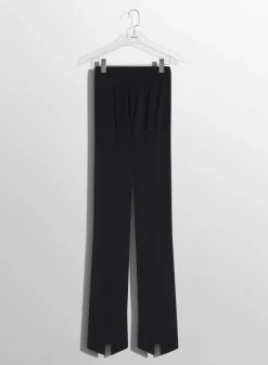 Women MUGLER black pierced pants