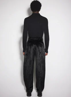 Women MUGLER black pierced polo
