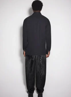 Women MUGLER black poplin shirt
