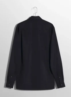Women MUGLER black poplin shirt