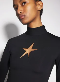 Women MUGLER black star top
