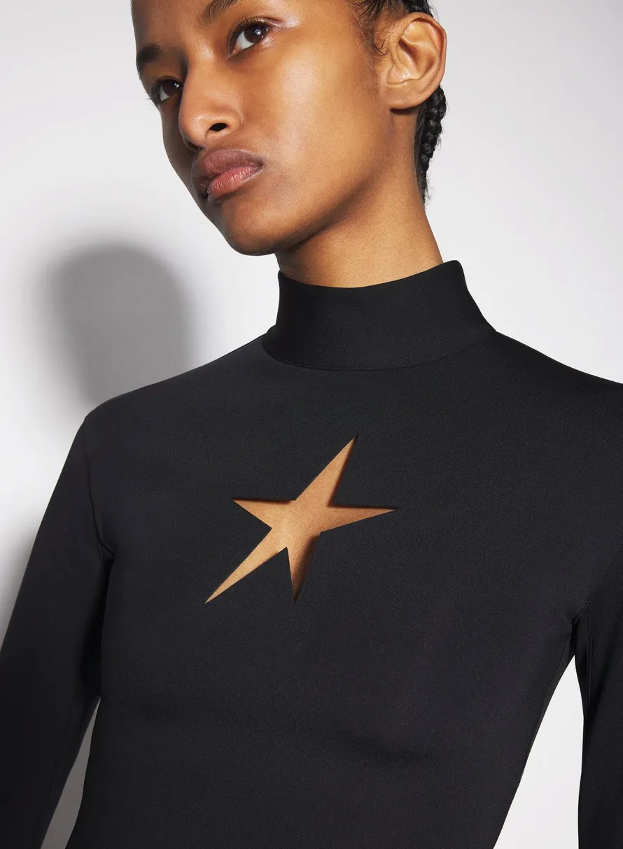 Women MUGLER black star top