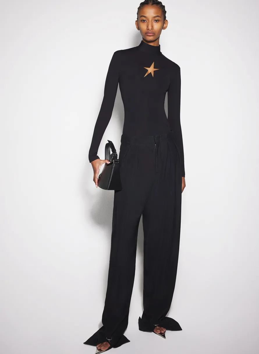 Women MUGLER black star top