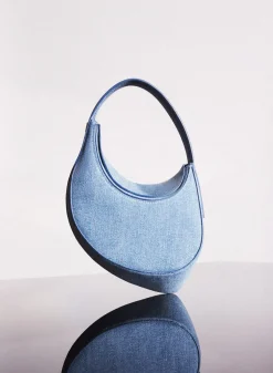 MUGLER blue mini denim spiral curve 02