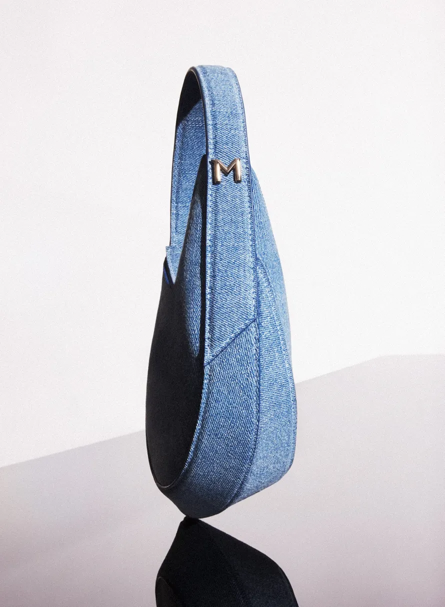 MUGLER blue mini denim spiral curve 02