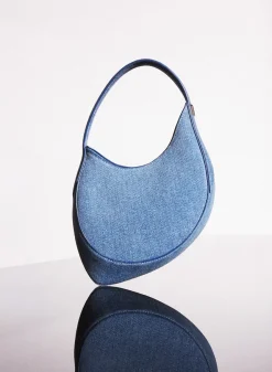 MUGLER blue mini denim spiral curve 02