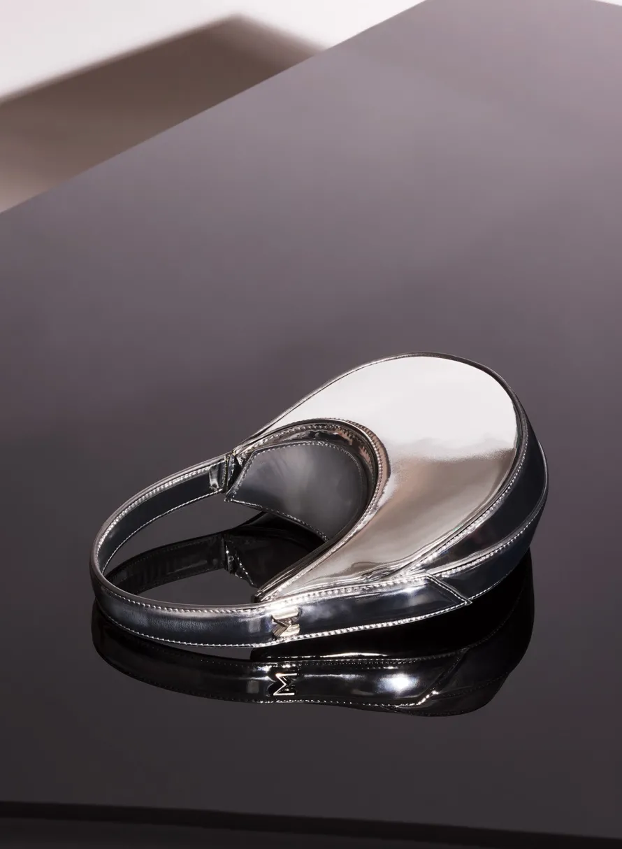 MUGLER chrome mini smooth spiral curve 02