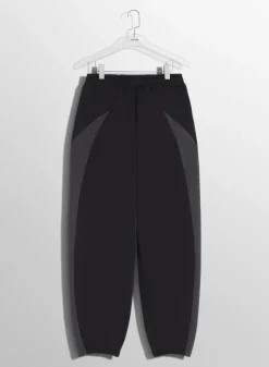 Women MUGLER grey light fleece track pants