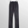 Women MUGLER midnight blue waxed skinny jeans