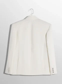 Women MUGLER off-white oversized tailored jacket