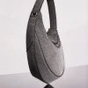 MUGLER washed black mini denim spiral curve 02