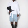 Women MUGLER white knotted poplin shirt