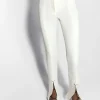 Women MUGLER white pierced pants