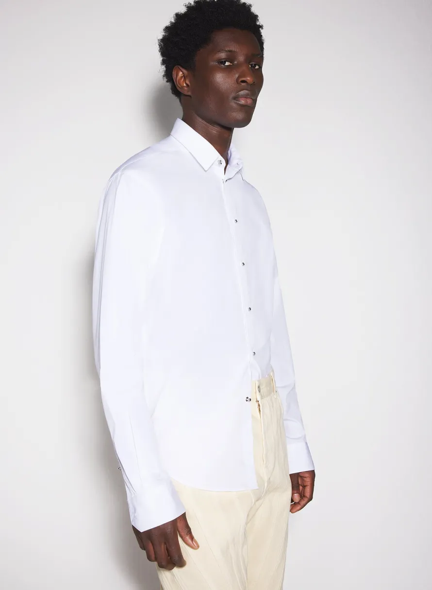 Women MUGLER white poplin shirt
