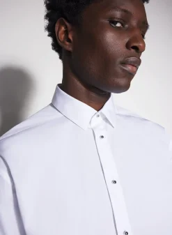 Women MUGLER white poplin shirt