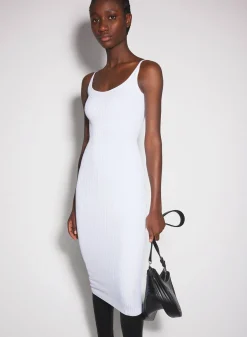 Women MUGLER white sculpting knit dress