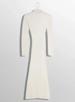 Women MUGLER white sheer knit dress